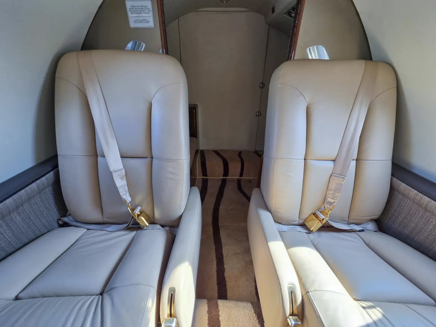 Club seating in Milkweed Ultraleather