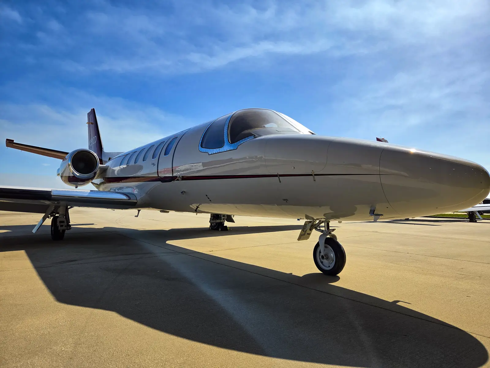 N551ZD Citation Bravo forward quarter view