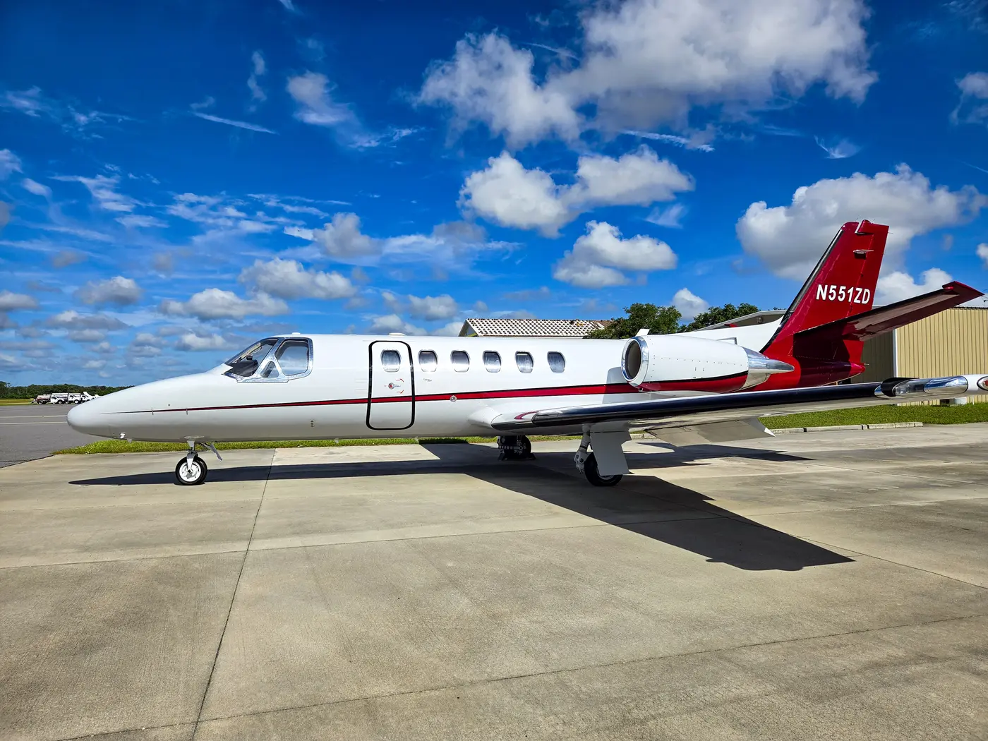 N551ZD Citation Bravo left profile