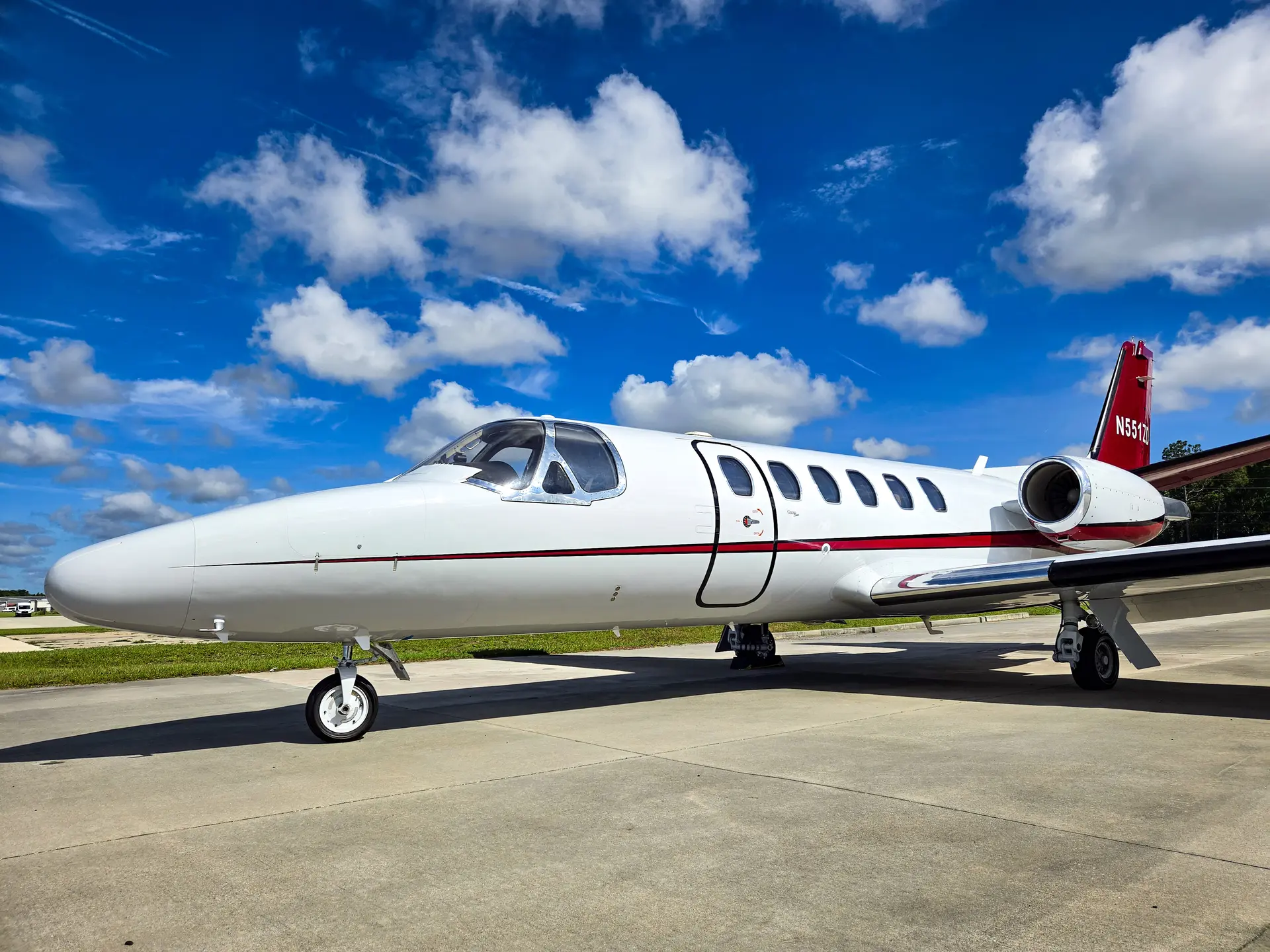 N551ZD Citation Bravo on the ramp