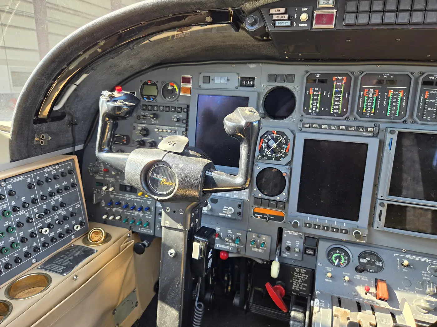Left-side flight deck detail