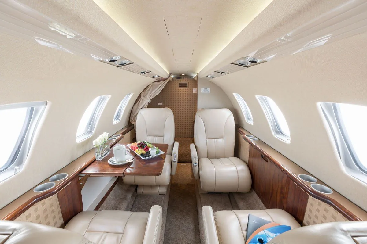 Citation CJ1 cabin interior