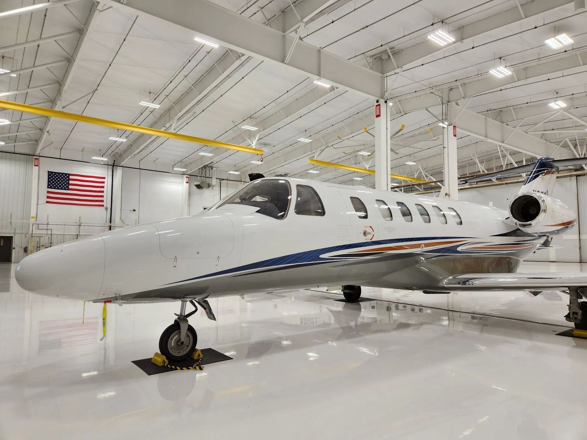 Citation CJ2+ exterior on the ramp