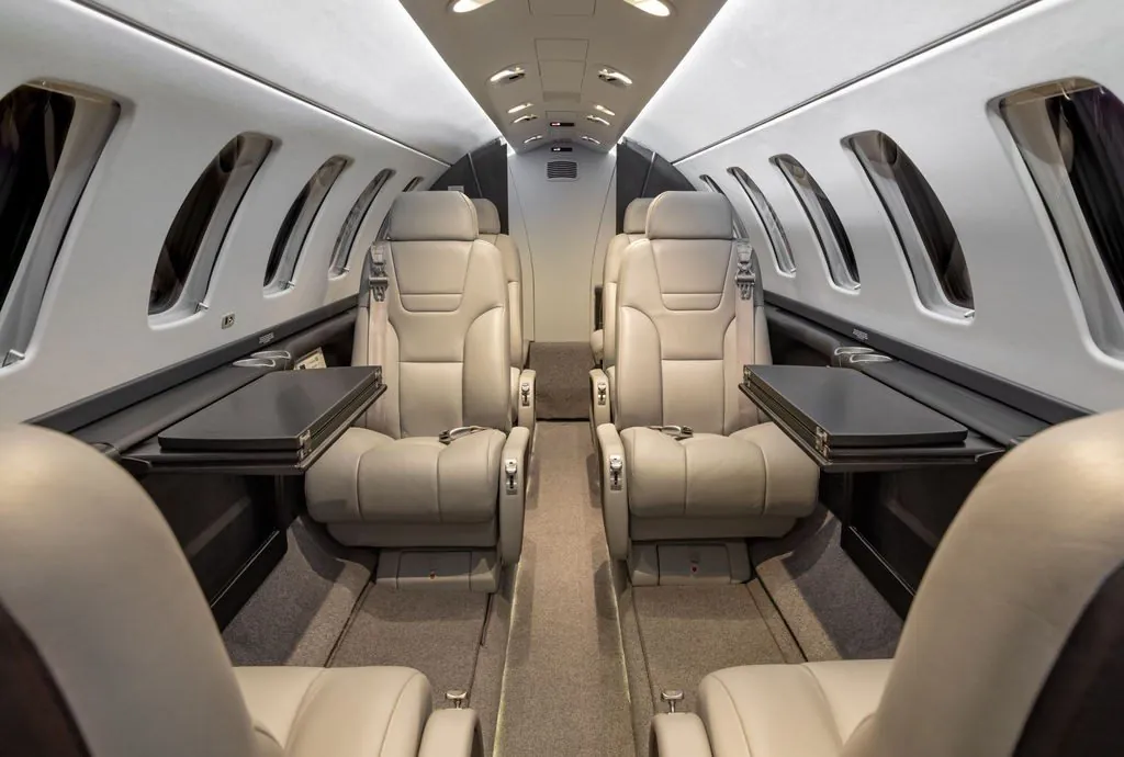 Citation CJ3+ cabin interior