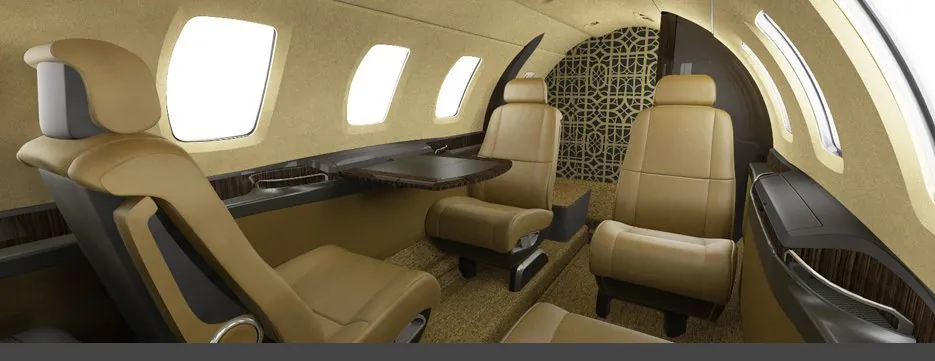 Citation M2 cabin interior