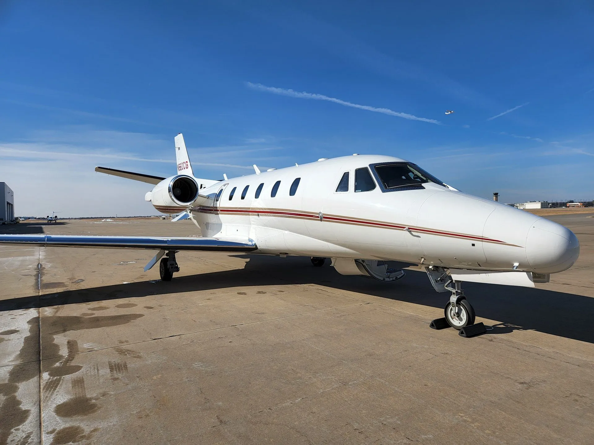Citation XLS+ exterior on the ramp